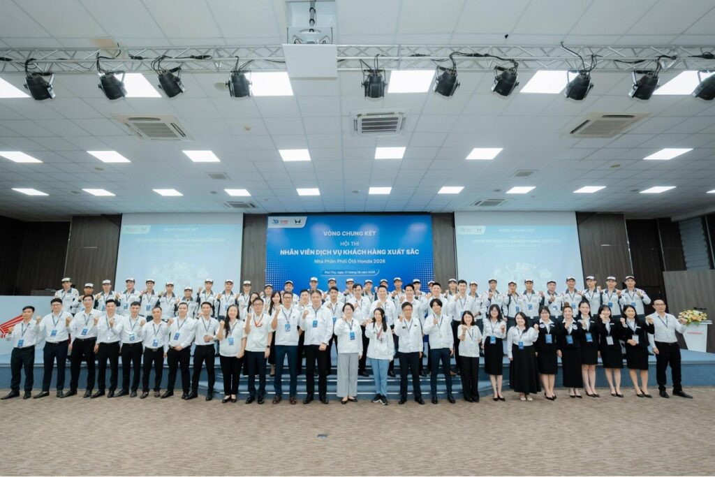 Vòng chung kết Hội thi Nhân viên dịch vụ khách hàng xuất sắc Nhà Phân phối Honda Ôtô 2026 tại Phú Thọ