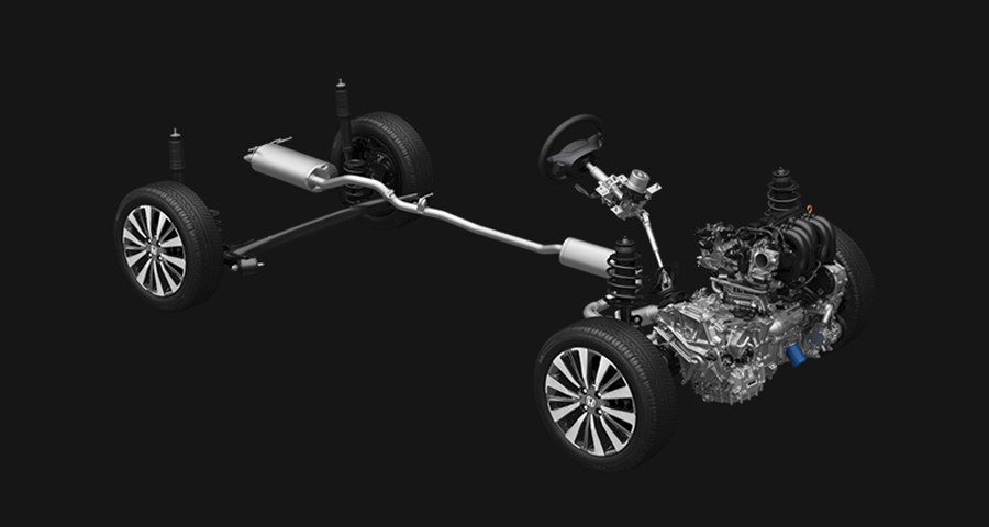 Hệ khung gầm và hệ thống treo của Honda City